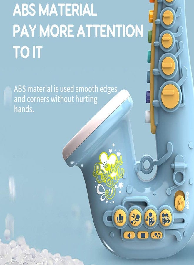 Smaroll Kids Saxophone Toy with Light and Sound,Multifunctional Early Educational Toys Musical Instrument Toy for Toddler Girls Boys Beginners Music Simulation Mini Saxophone, for Kids - Image 5